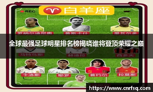 全球最强足球明星排名榜揭晓谁将登顶荣耀之巅